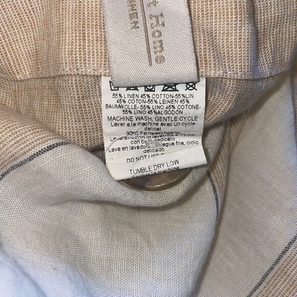 Pom Pom at Home Striped Linen Blend Duvet Cover King Carter - Picture 6 of 7